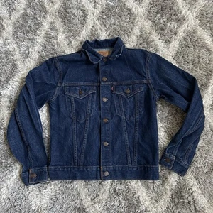 Vintage Levi's Type 3 Denim Jean Jacket 70704-0216 Youth Size 18 Two Pocket - Picture 1 of 4