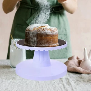  Cake Turn Tables for Decorating Adjustable Nonslip Rotating Stand - Picture 1 of 12