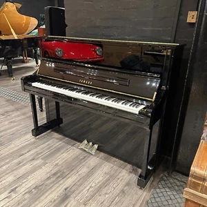 Yamaha U1 Upright Piano Black Polyester | NEVER BEEN USED | Sherwood Phoenix - Picture 1 of 22