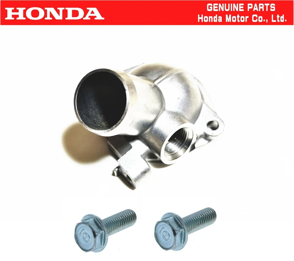 HONDA OEM 97-01 CR-V B20 Thermostat housing Cover Case Water Coolant & Bolt set - Image 1 of 1