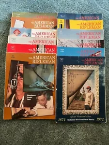 Vintage FULL YEAR The American Rifleman Magazine 1971 - Imagen 1 de 1