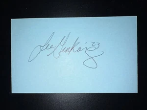 Lee Gronkiewicz, BLUE JAYS (2007 Debut) SIGNED 3x5 Index Card (HS) - Bild 1 von 1