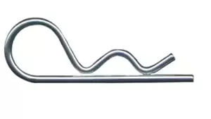 10-PK Everbilt 5/8 in. Zinc-Plated Steel Hitch Pin Clip 80638 - Picture 1 of 4