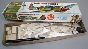COMET SUPERSTARS GERMAN FOCKE-WOLF FW190A TRUE SCALE Flying Model KIT #1621 - Picture 1 of 6