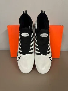 Nike Vapor Edge Pro 360 Cleats Black/White size 13.5 - Picture 1 of 6