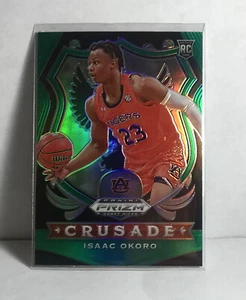 2020-21 Panini Prizm Draft Picks ISSAC OKORO Crusade Green #84 - Picture 1 of 2