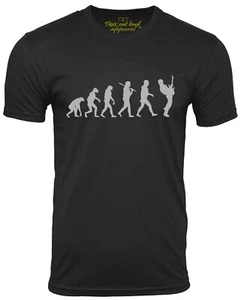 Guitar Player Evolution Tee shirt Cool Musician T-shirt Acoustic Music shirt  - Picture 1 of 8