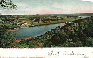 Häuser Greenfield Berge Ohio Fluss Thomas Kentucky KY antike Postkarte 1906 - Bild 1 von 2