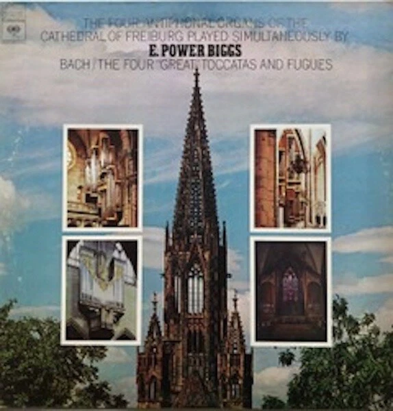E. Power Biggs. Bach: The Four Great Toccatas and Fugues. 1974. Vinyl Record Foto 1 de 3
