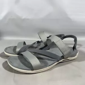 Sandalias Merrell Mujer Talla 11 US Gris Distrito 3 Correa Web Monumento Zapatos N - Imagen 1 de 10