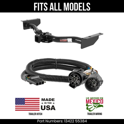 Enganche de remolque para GMC Yukon 03-06 + cableado de 4 vías para todos los modelos Curt 13422 55384 Foto 1 de 4