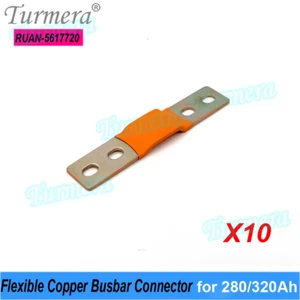 10Piece 12V Lifepo4 Battery Flexible Busbar Copper Connecter Hole to Hole 56Mm 2 - Picture 1 of 12