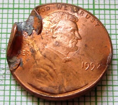 MINT ERROR - BONDED COIN - US 1992 LINCOLN MEMORIAL CENT - Image 1 of 4