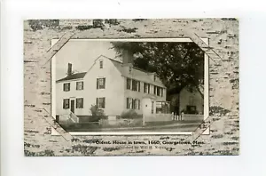 Georgetown MA Mass antique postcard, Oldest House in Town, Brockelbank House? - Picture 1 of 2