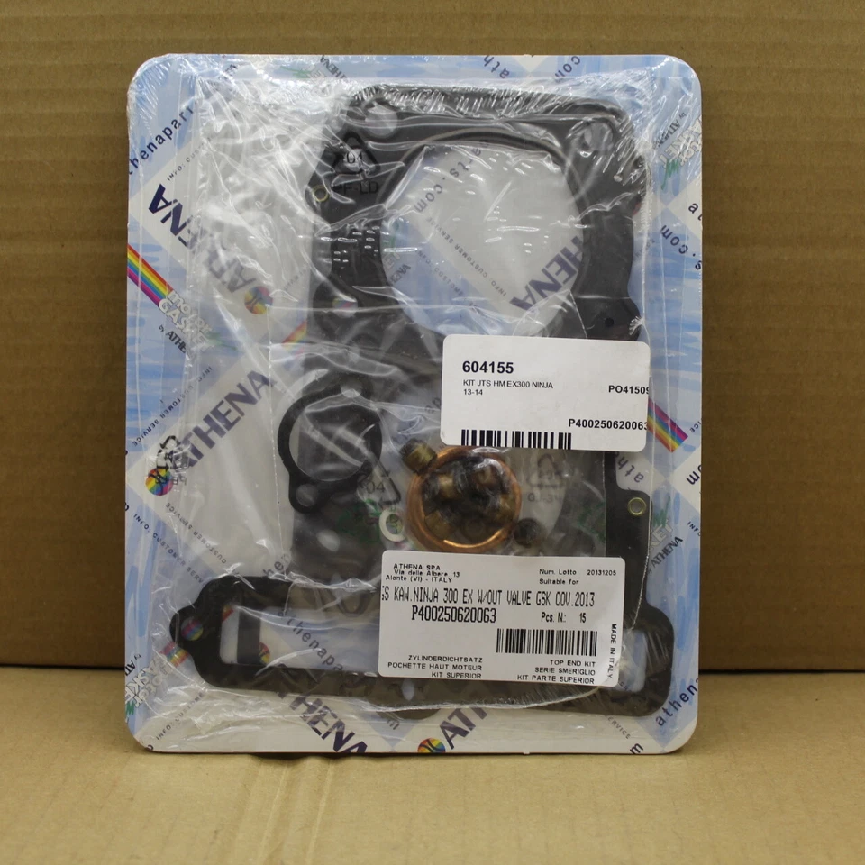 KIT JOINT HAUT MOTEUR KAWASAKI 300 EX NINJA 2013 - 2017 ATHENA P400250620063 - Photo 1/2