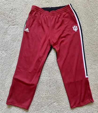 Adidas Indiana Hoosiers PE Warm Up Athletic Pants (M) GE2707 Cover