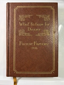 Was zum Abendessen zu haben von Fannie Merritt Farmer 1905 Speisepläne Vintage - Bild 1 von 6