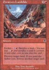 MTG magic cards 4x x4 Light Play, English Dwarven Landslide Apocalypse