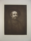 Rembrandt Portrait De Rembrandt Coiffe Dune Toque Par Dessus Un Foulard Bariole