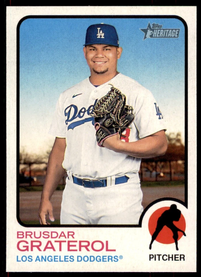 Brusdar Graterol 2022 Topps Heritage High Number Short Print SP Card #480 Los - Image 1 of 2