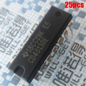 25 piezas CD4013 4013 Cmos Dip vv - Imagen 1 de 2