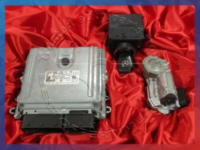 MERCEDES-BENZ CLASE E W211 E280 MOTOR CDI ECU ORDENADOR ESL JUEGO DE LLAVES DE BLOQUEO Foto 1 de 4