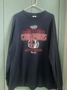 Boston Red Sox 2004 World Series Champions Long Sleeve 2XL T-Shirt - Picture 1 of 4