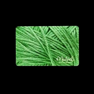 Michaels Green Yarn 2012 NEW COLLECTIBLE GIFT CARD $0 #7083 - Picture 1 of 1
