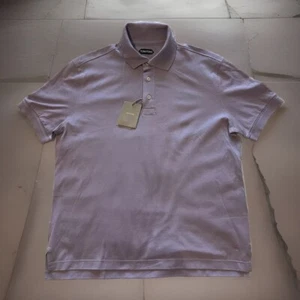 Tom Ford 3 Button Lilac Color Polo - 100% Cotton Men’s Size 58 - Picture 1 of 18