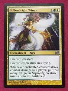 Magic The Gathering PLANECHASE 2012 POLLENBRIGHT WINGS green/white card MTG - Picture 1 of 2