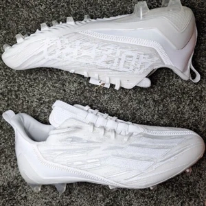 Adidas Adizero Men’s Football Cleats White Training Shoe Sports Footwear #413 - Picture 1 of 24