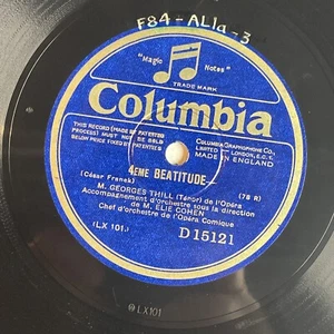 12" 78 RPM-M. Georges Thill-Parsifal-Act Ii Une Arme Seule Et Sure/D15121 - Picture 1 of 4