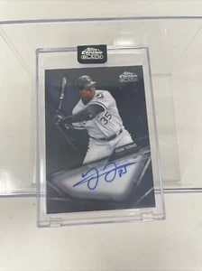 2021 Topps Chrome Black Autographs #CBAFT Frank Thomas Auto Chicago White Sox - Picture 1 of 8