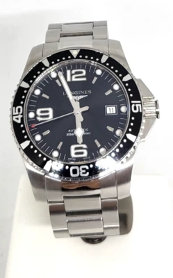 Genuine Longines Hydro Conquest 300m Steel Wrist Men's Automatic Watch L3.782.4 - image 1 of 4