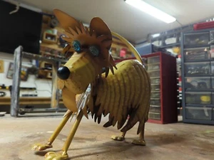 Metall Hund Volkskunst Skulptur - Bild 1 von 5