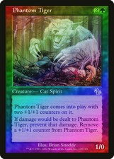 MTG - Phantom Tiger - Judgment - X1 - (MP) - FOIL - FREE SHIPPING