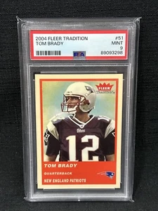 2004 Fleer Tradition Tom Brady #51 PSA 9 "THE GOAT" - Picture 1 of 2