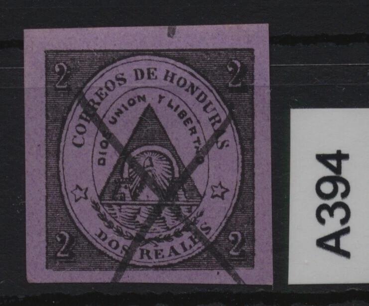 Falsificación de Honduras 1865, Vender como falsificación, A394 Foto 1 de 1