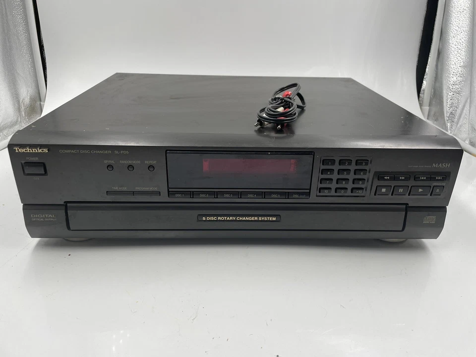Technics SLPD5 5 Disc Rotary Changer System Compact Disc Player MASH Multi-Stag - Image 1 of 4