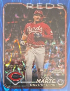 2024 Topps Chrome Sapphire Update #USCS187 Noelvi Marte - Picture 1 of 4