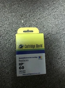 Cartridge World Replaces HP60 Black Compatible Ink Cartridge for HP 60 - Picture 1 of 1