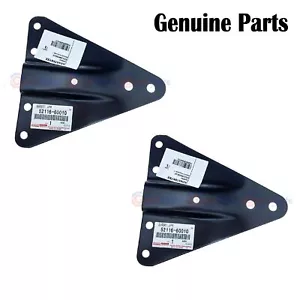 Genuine Toyota LandCruiser HJ45 FJ45 FJ43 FJ42 FJ40 BJ46 Front Bumper Bracket x2 - Picture 1 of 8