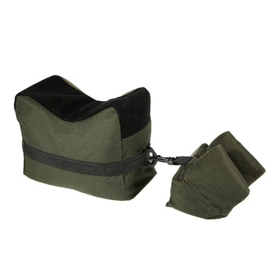 Portable Sniper Shooting Gun Rest Bag Set Front & Rear Rifle Target Bench Stand - Image 1 of 4