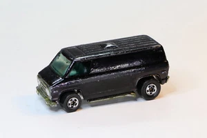 Vintage Hot Wheels GMC Team Black Super Van Red Stripe Diecast Hong Kong 1974 - Picture 1 of 15