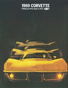 1969  69  CORVETTE STINGRAY  SALES BROCHURE - Picture 1 of 1
