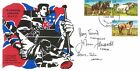 DAVID SOLE BATH,SCOTLAND & LIONS SIGNED RUGBY COVER