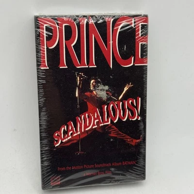 Prince ‎– Scandalous! Cassette Single Warner Bros. 1989 USA SEALED NOS - Image 1 of 4