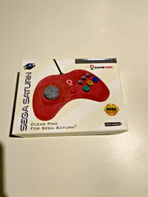 Limited Run retro-bit Game Pink Controller Sega Saturn Brand New!