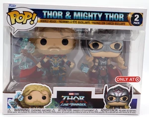 Funko POP! Thor Love & Thunder Thor & Mighty Thor - 2er Pack Wackelköpfe - Bild 1 von 6