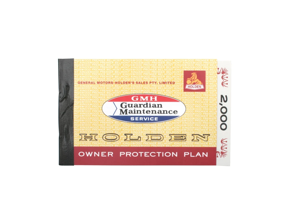 Holden HK Service Book (GMH Guardian Maintenance) owners manual - Image 1 of 1